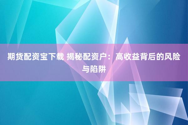 期货配资宝下载 揭秘配资户：高收益背后的风险与陷阱