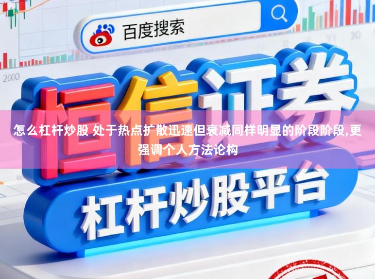 怎么杠杆炒股 处于热点扩散迅速但衰减同样明显的阶段阶段，更强调个人方法论构