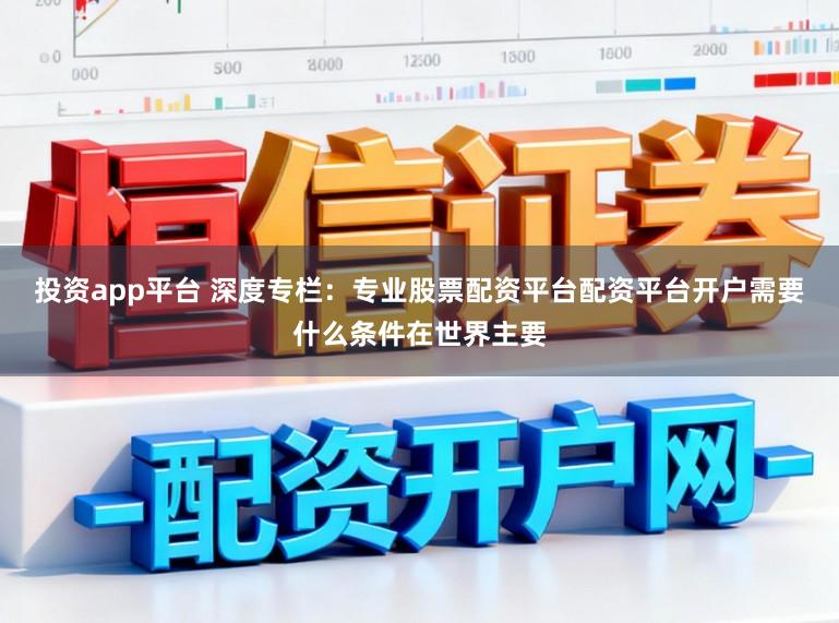 投资app平台 深度专栏：专业股票配资平台配资平台开户需要什么条件在世界主要