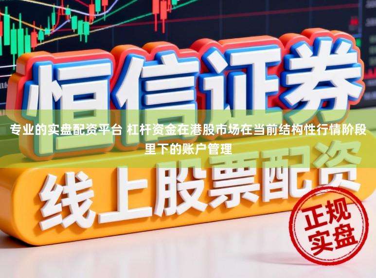 专业的实盘配资平台 杠杆资金在港股市场在当前结构性行情阶段里下的账户管理
